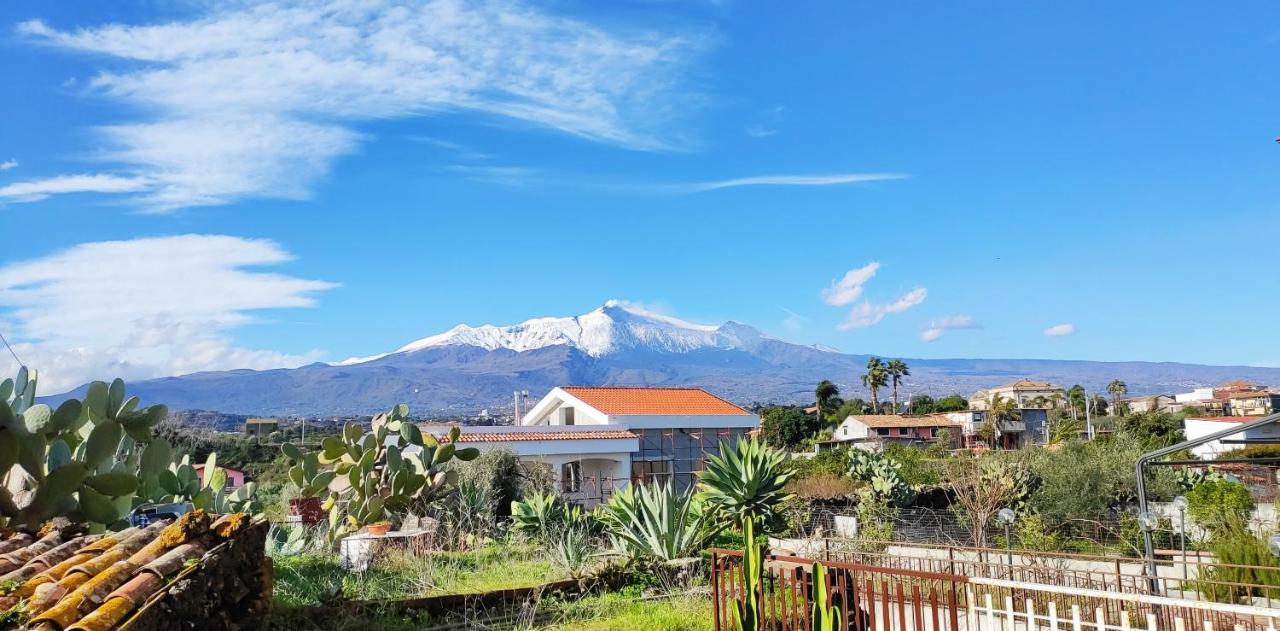 阿奇雷亚莱Casa Del Sole Con Vista Sull'Etna A 200 Mt Dal Mare别墅 外观 照片
