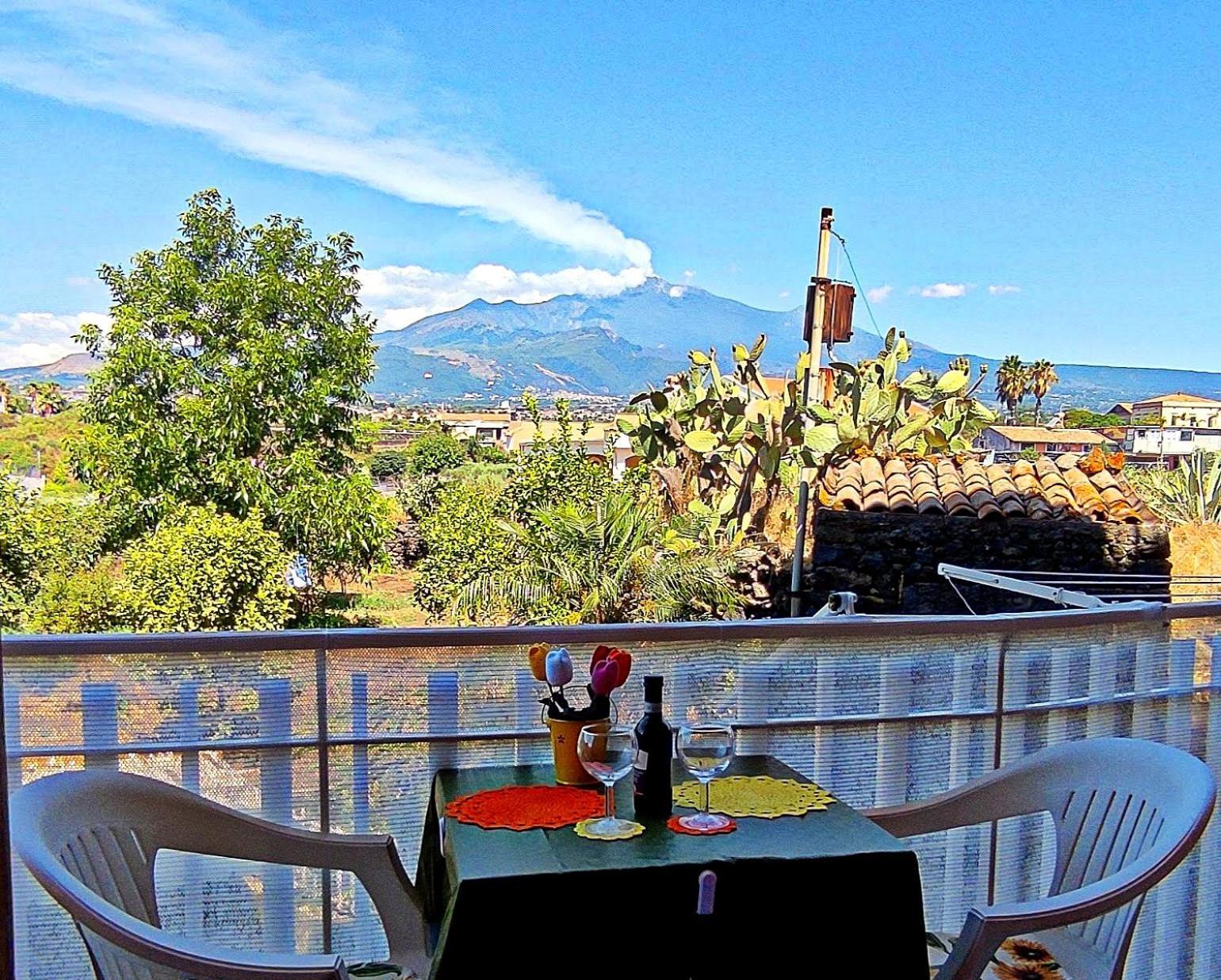 阿奇雷亚莱Casa Del Sole Con Vista Sull'Etna A 200 Mt Dal Mare别墅 外观 照片